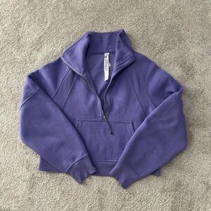 Lululemon scuba oversized half zip funnel neck